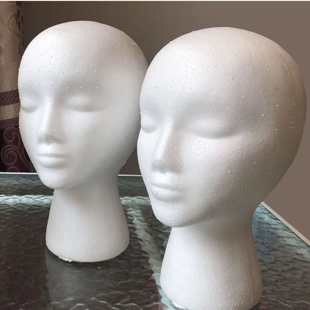 Cosplay Prop Foam - Espositore per Occhiali con Testa Femminile