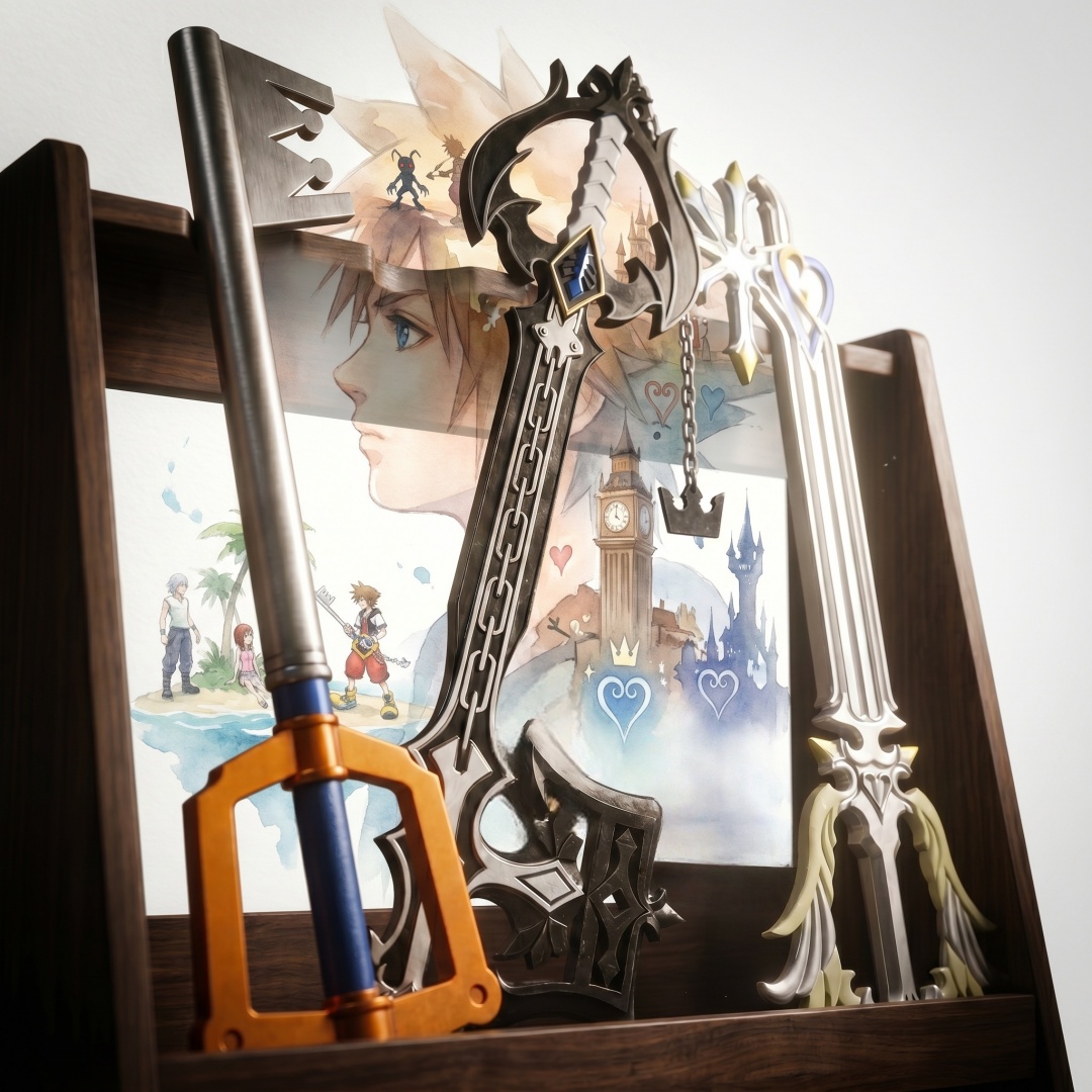 Cosplay Prop Foam - Spada Katana Sora di Kingdom Hearts