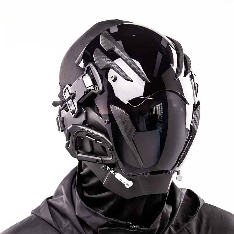 Cosplay Prop Designer - Maschera Futuristica Cyberpunk, Accessori Premium per