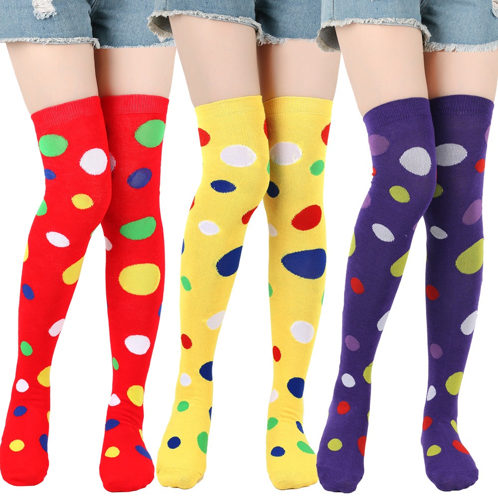 Cosplay Prop Designer - Calze a pois con motivo mucca,