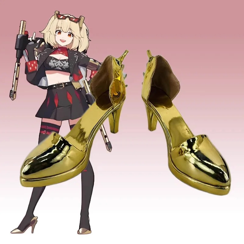Burnice Whita Scarpe Cosplay S - Burnice Cosplay Prop recensione e prezzo